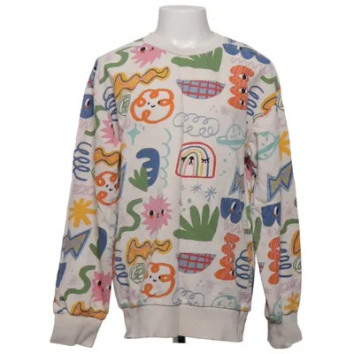 Sweatshirt (Meerkleurig, Wit) van H&M Katoen, Polyester