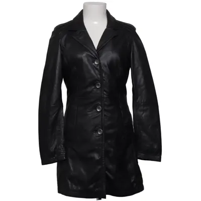 Läderkappa (Svart) från Molltan Skinn, Polyester