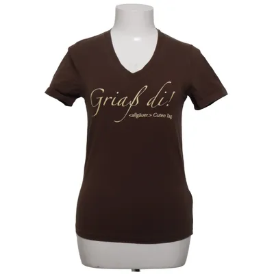 T-shirt (Brun) fra James & Nicholson Bomuld, Elastan