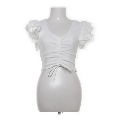 Crop top (Vit) från FB Sister Elastan, Polyester