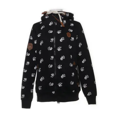 Huvtröja (Svart, Vit) från Vinte Bomull, Polyester