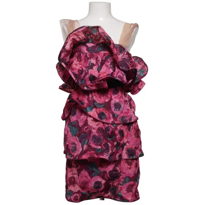 Robe de cocktail (Rose, Violet, Multicolore) de Lanvin x H&M Polyamide, Soie