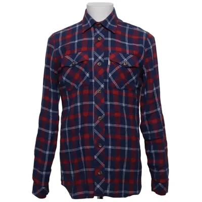 Chemise en flanelle (Bleu, Rouge, Blanc) de Encore Coton