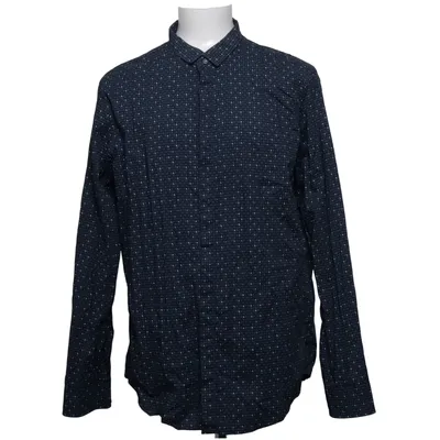 Shirt (Blauw, Wit) van Armani Exchange Katoen, Elastaan