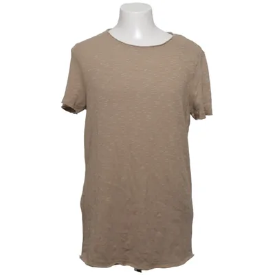 T-shirt (Beige) van Review Katoen, Elastaan, Polyester