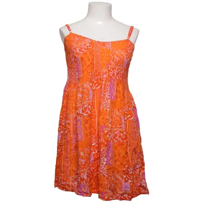 Jurk (Oranje, Roze, Meerkleurig) van Franken Viscose