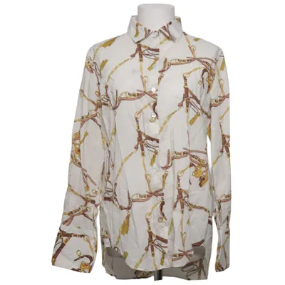 Chemise (Blanc, Marron, Or) de Robert Friedman Coton