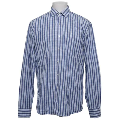 Chemise (Bleu, Blanc) de Long Island Coton