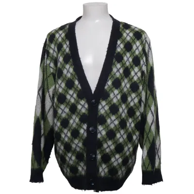 Cardigan (Green, Black, White) from Topman Acrylic, Polyamide
