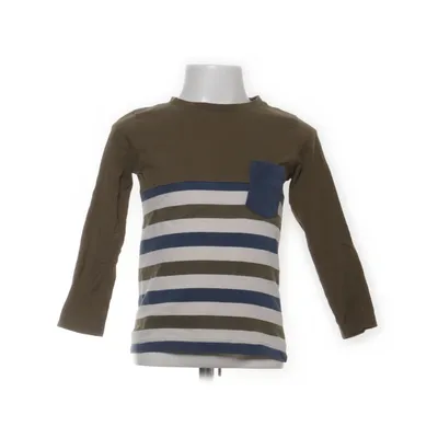 Långärmad t-shirt (Blå, Vit, Grön) från Alana Ekologisk bomull