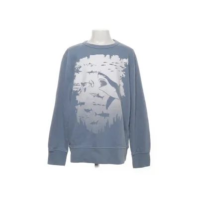 Sweatshirt (Blå, Hvid) fra Gap Kids Bomuld, Genanvendt polyester