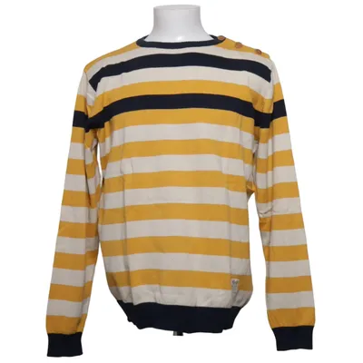 Trui (Geel, Wit, Blauw) van Crosshatch Katoen