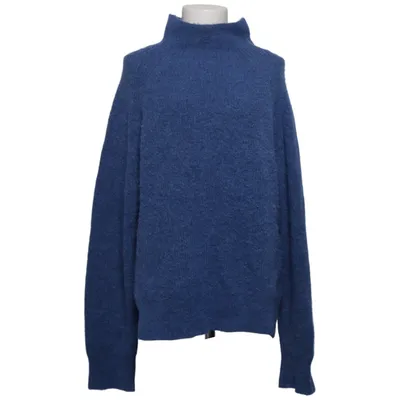 Rollkragenpullover (Blau) von By Malene Birger Alpakawolle, Elasthan, Polyamid