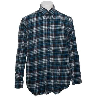 Flannel shirt (Blue, Green, White) from Henson & Henson Cotton