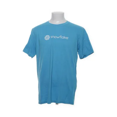 T-shirt (Bleu) de District Coton, Polyester, Viscose