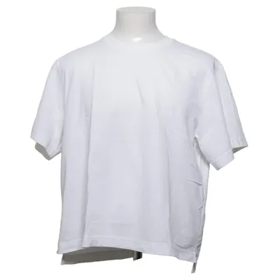 T-shirt (Wit) van Uniqlo U Katoen, Elastaan