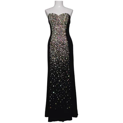 Avondjurk (Zwart, Meerkleurig) van Anny Lee Polyester