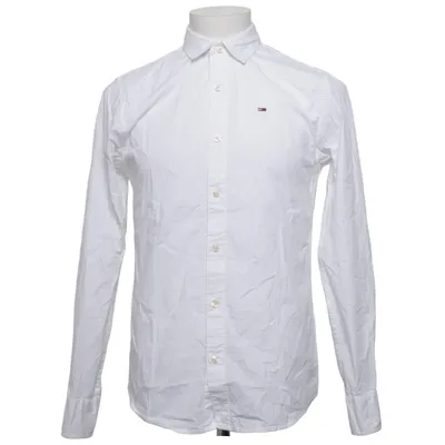 Chemise (Blanc) de Tommy Hilfiger Denim Coton, Élasthane