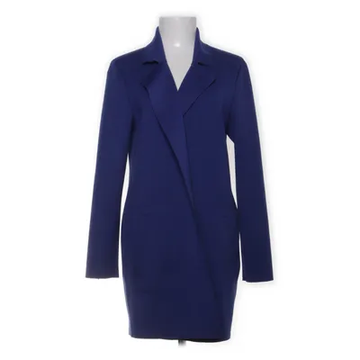 Coat (Blue) from Reken Maar Elastane, Viscose