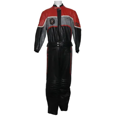 Combinaison de moto (Noir, Rouge, Gris) de Gehama Cuir