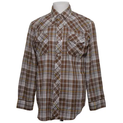 Flanellskjorta (Brun, Vit, Gul) från JCPenney