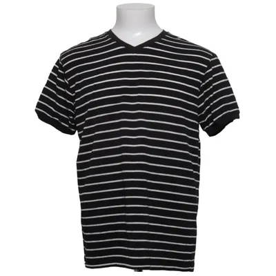 T-shirt (Black, White) from Philip Russel Cotton, Elastane, Polyester