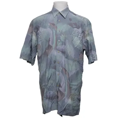 Kortärmad skjorta (Blå, Grön, Flerfärgad) från New Fast Polyester, Viskos