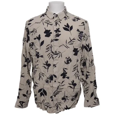 Skjorte (Beige, Flerfarvet) fra H&M Man Viscose