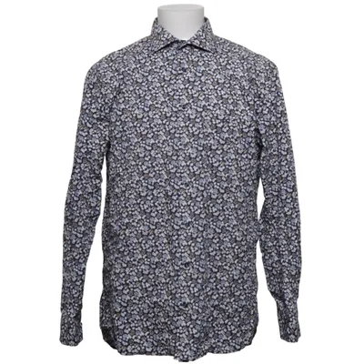 Shirt (Blue, Multicolored) from Oscar of Sweden Cotton