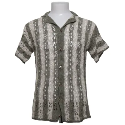 Korte mouwen shirt (Grijs, Beige)