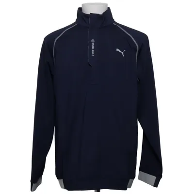 Sports jacket (Blue) from Puma Golf Elastane, Polyamide, Polyester