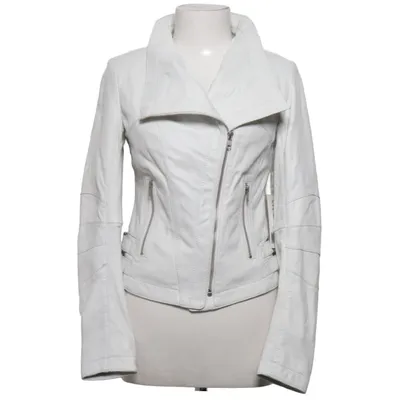 Bikerjacke (Weiß) von Jofama Leder, Polyester