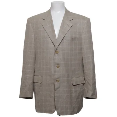 Blazer (Beige) de Pal Zileri Cupro, Lin, Soie, Laine