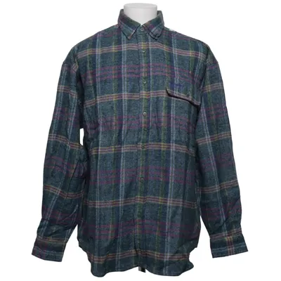 Chemise en flanelle (Bleu, Multicolore) de Hahnenkamm Coton