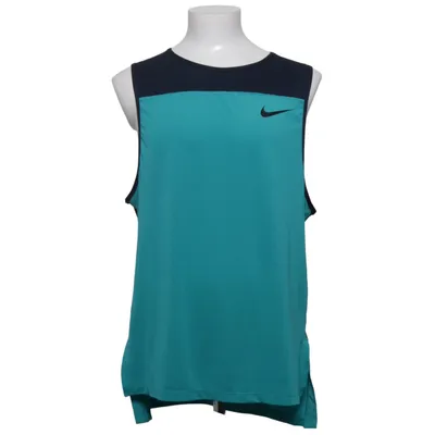 Débardeur de sport (Bleu, Noir) de Nike Élasthane, Polyester