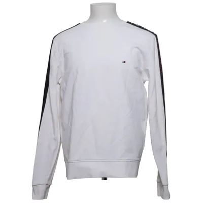 Collegetröja (Vit) från Tommy Hilfiger Bomull, Elastan