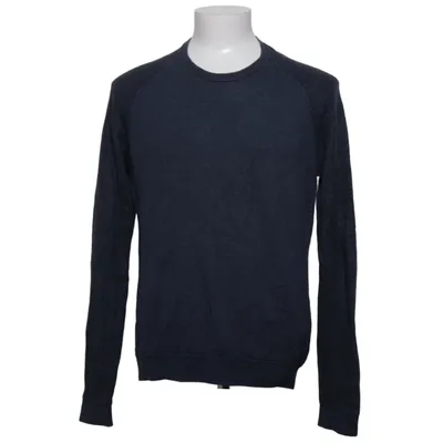 Sweater (Blue) from Emilio Denim Acrylic, Cotton, Wool