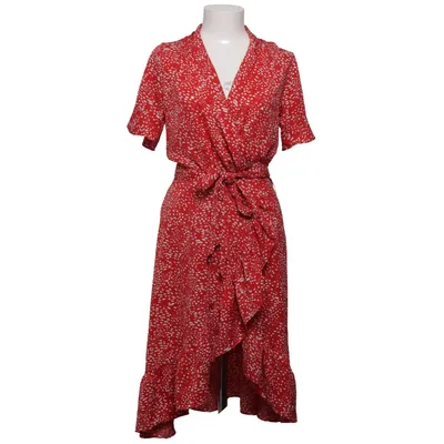 Wrap dress (Red, White) from Retro & Icone Polyester