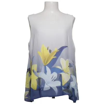 Haut (Blanc, Bleu, Jaune) de Roman Élasthane, Polyester, Viscose