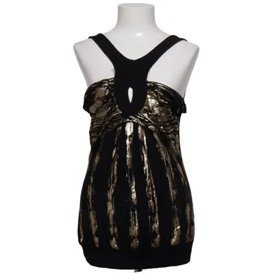 Top (Black, Gold) from BPC Bonprix Collection Elastane, Viscose