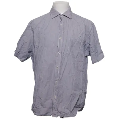 Short sleeve shirt (Blue, White) from Marc O'Polo Cotton