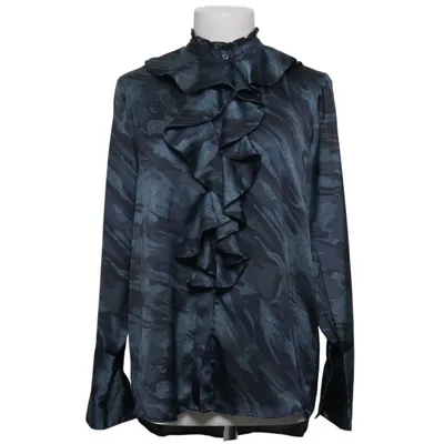 Blouse (Blue, Gray) from Karmamia Polyester
