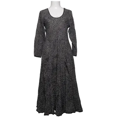 Maxi jurk (Zwart, Wit) van Bohéme Katoen
