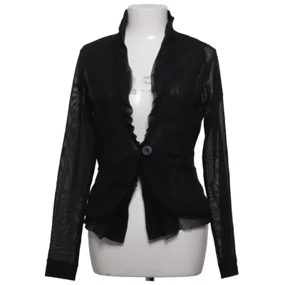 Cardigan (Black) from Sandwich Cotton, Polyester