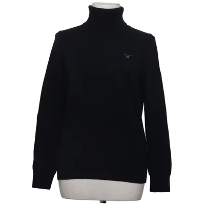 Turtleneck (Sort) fra GANT Uld