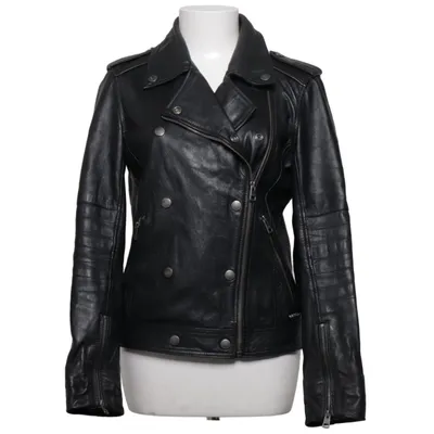 Bikerjack (Zwart) van Calvin Klein Jeans Leer, Polyester