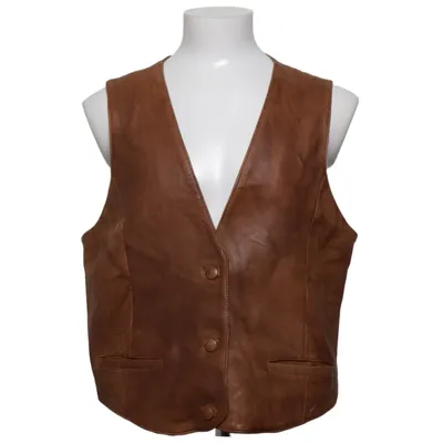 Leather vest (Brown) from Salem Leather