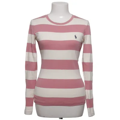 Long sleeve T-shirt (Pink, White) from Ralph Lauren Sport Cotton