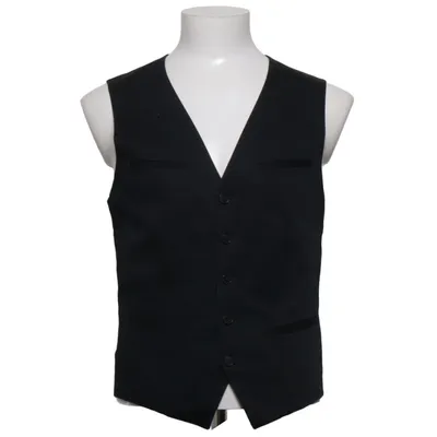 Gilet de costume (Noir) de Express Acétate, Coton, Élasthane