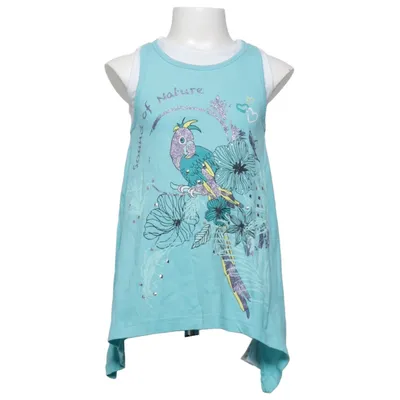 Tunic (Blue, Multicolored) from 1982 Cotton